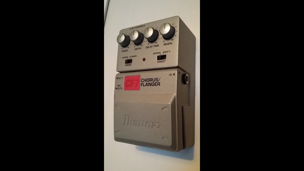 Ibanez CF7 Chorus/Flanger Demo (HQ Audio) - YouTube