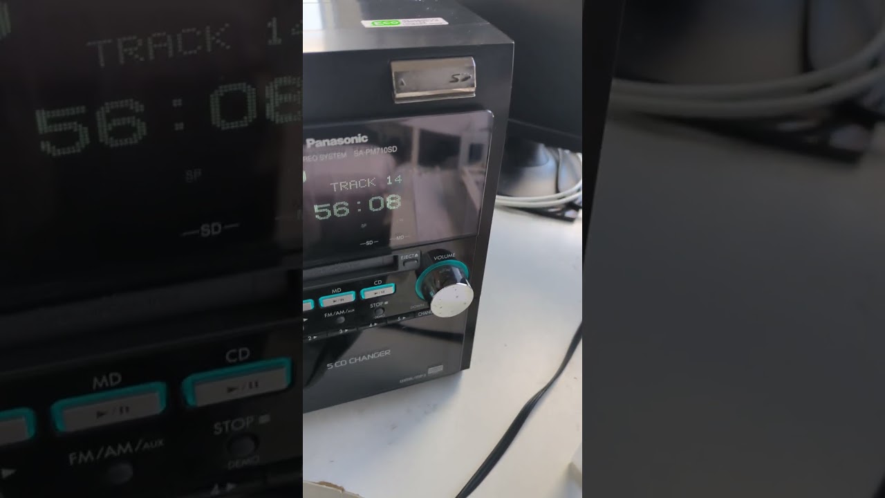 SDステレオシステムSC-PM710SD発送前の作動確認動画になります。ペルト