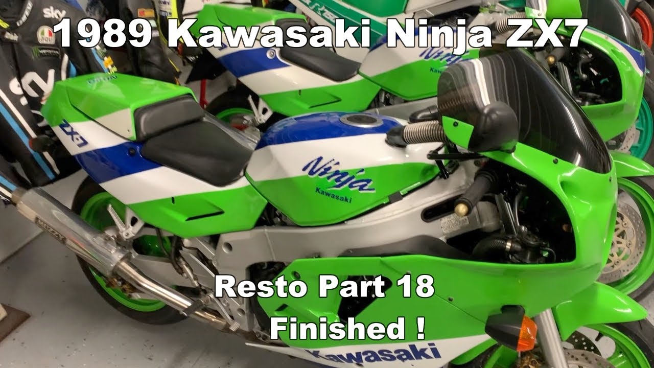 1989 Kawasaki Ninja ZX7 - Part 18 - Its Finished - YouTube