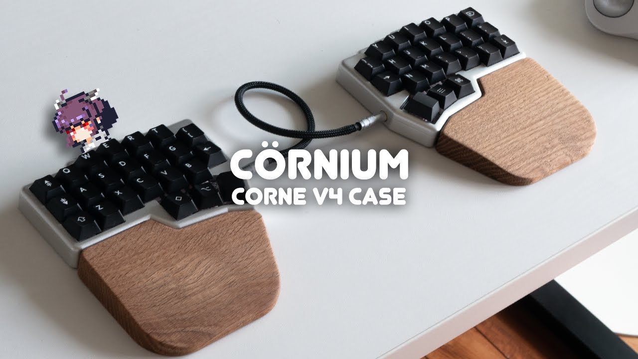 自作キーボード】Corneのアルミケースを初心者が自作したらこうなった