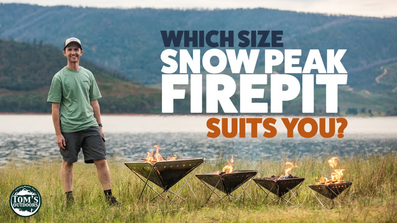 Snow Peak Pack & Carry Fireplace - Size Comparison - YouTube