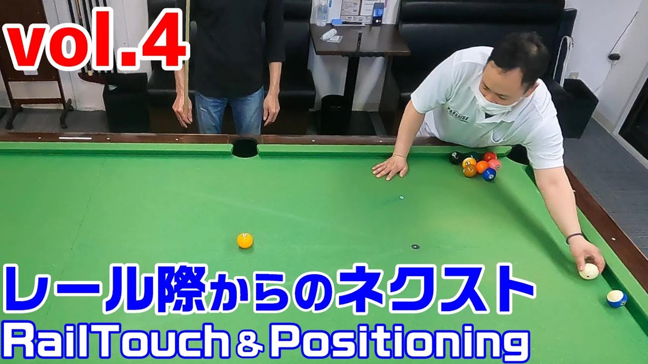 □Series3【ビリヤード練習】④C級初期～レール際からのネクスト