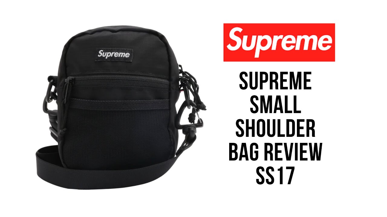 Supreme Small Shoulder Bag SS17 Review - YouTube