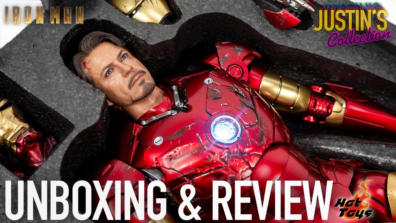 Hot Toys Iron Man Mark 3 Diecast 2.0 Unboxing & Review - YouTube