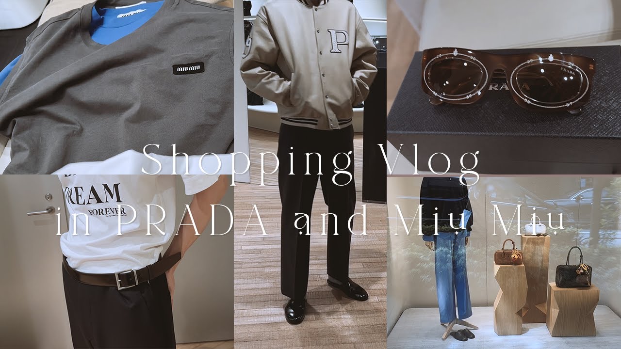Shopping Vlog] Prada and MiuMiu Shopping for the First Time in a