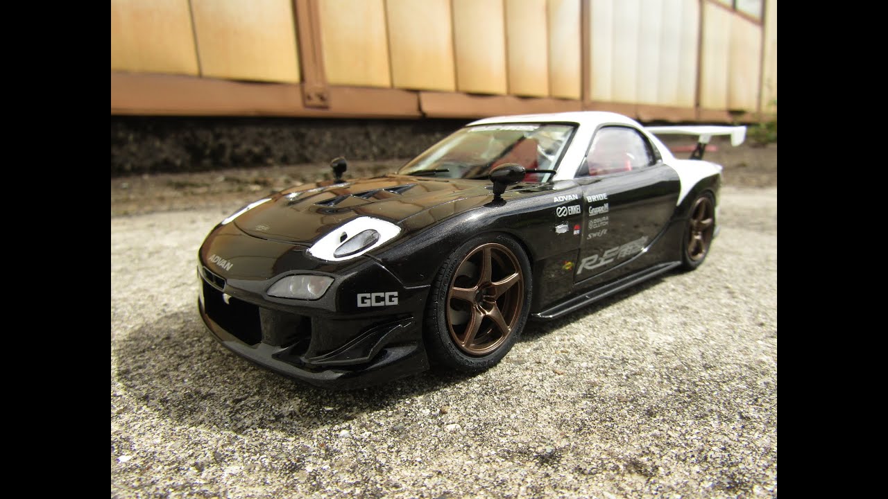 T-GARAGE店長がキットレビュー＆製作 アオシマ 1/24 RE雨宮 FD3S RX-7