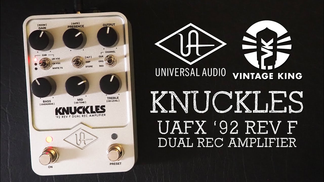 Unleash The Beast: UAFX Knuckles '92 Rev F Dual Rec Amplifier