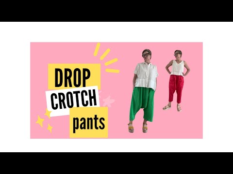 new drop crotch pants! - YouTube