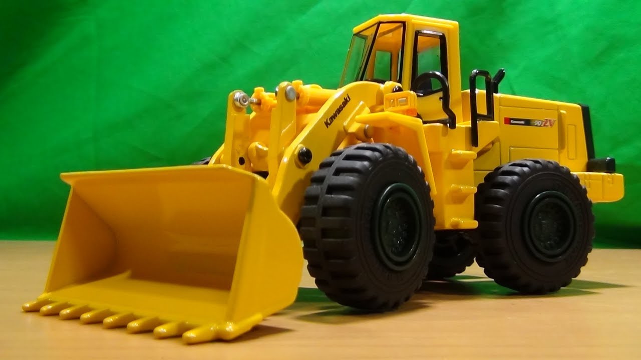 ヨネザワ ダイヤペットミニカーK-25 川崎ホイールローダ 90Z-III絶版品