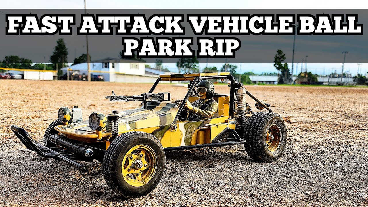 Tamiya Fast Attack Vehicle Ball Park Rip - YouTube