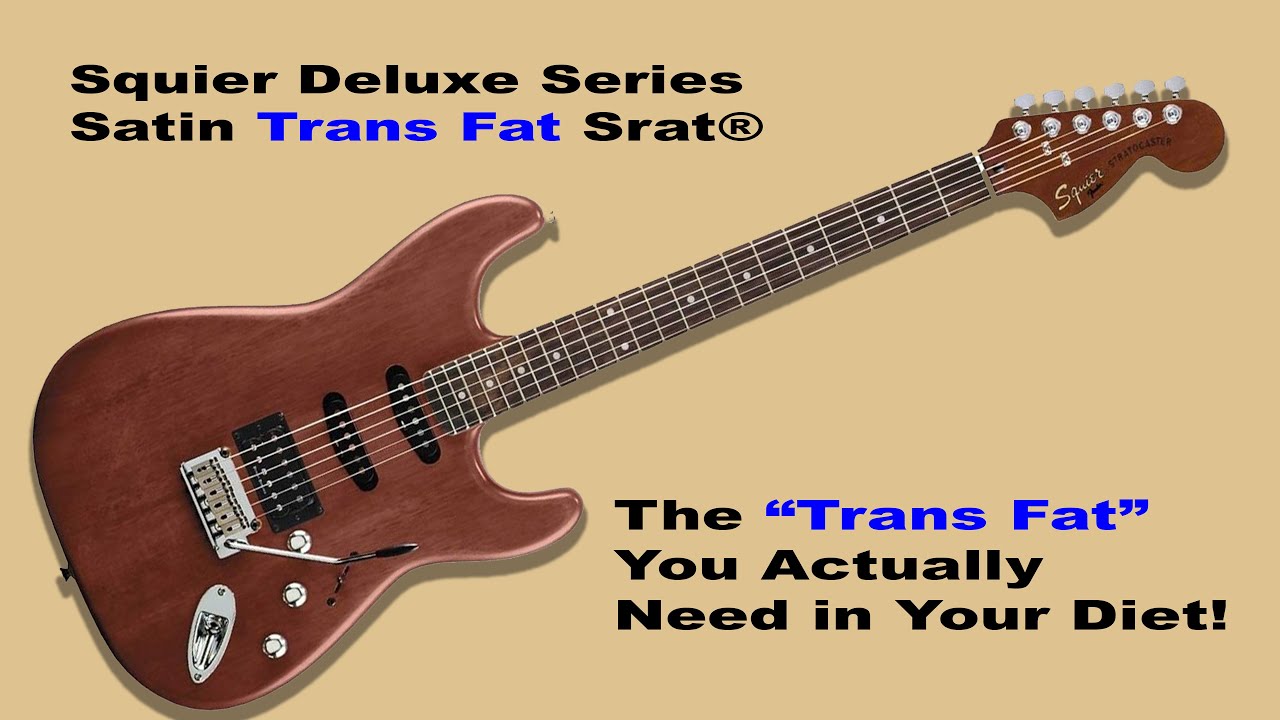 Squier Deluxe Series Satin Trans Fat Strat - On the Bench Today