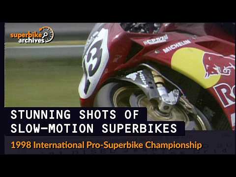 Classic Superbikes in Super Slow-Motion | 1998 Pro-Superbike | Raw