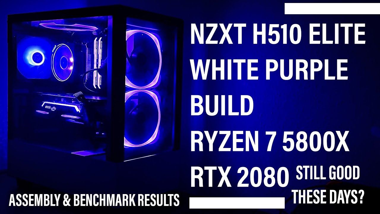 NZXT H510 ELITE BUILD RYZEN 5800X BUDGET GAMING PC - YouTube