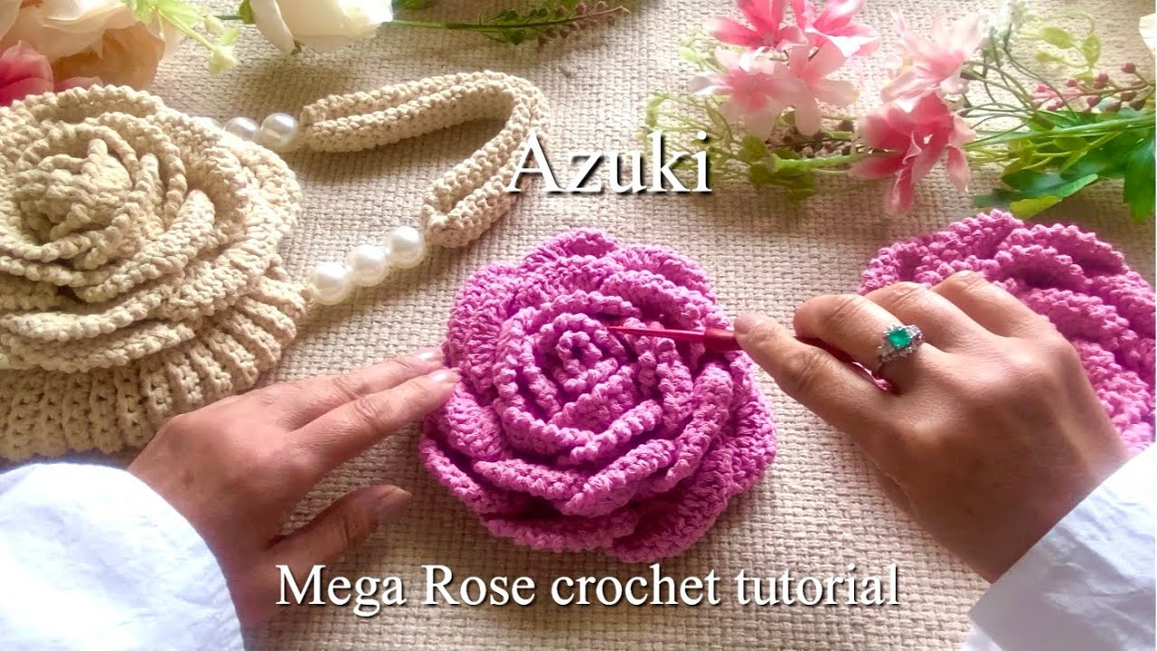Mega Rose Bag (Part 1) | Crochet - YouTube