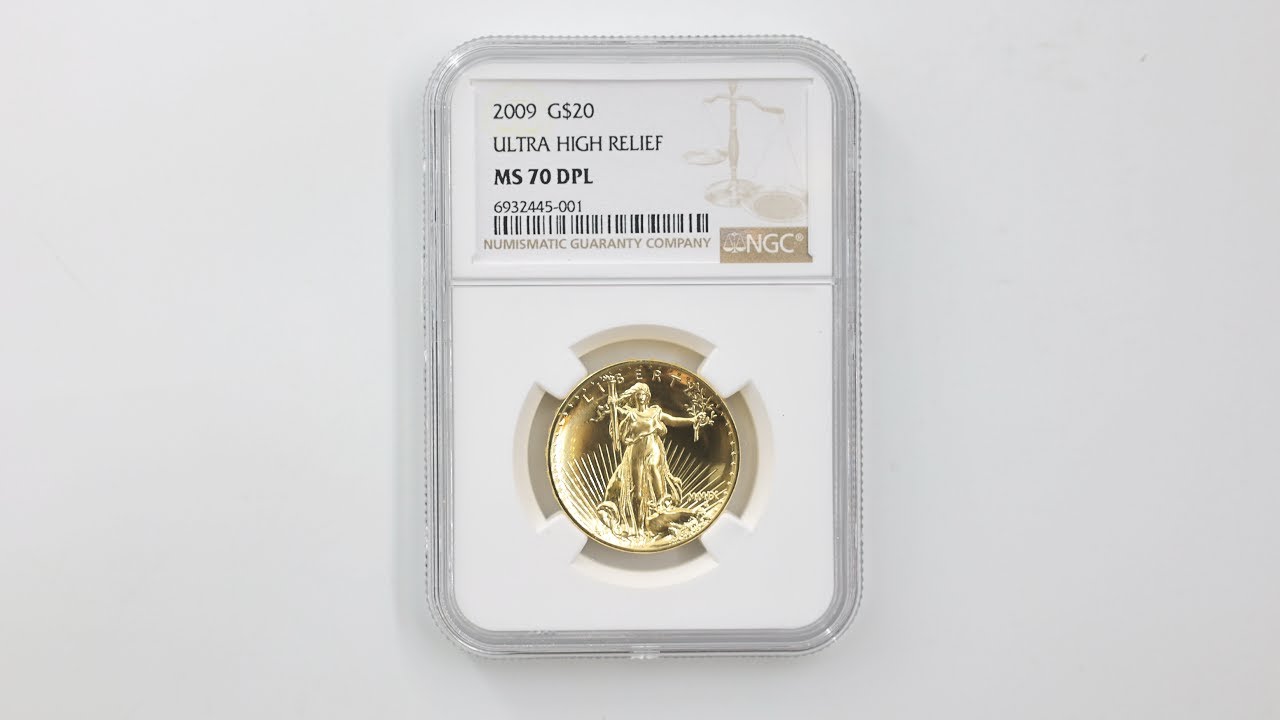 2009 アメリカ ウルトラハイレリーフ ダブルイーグル 20ドル 金貨 1