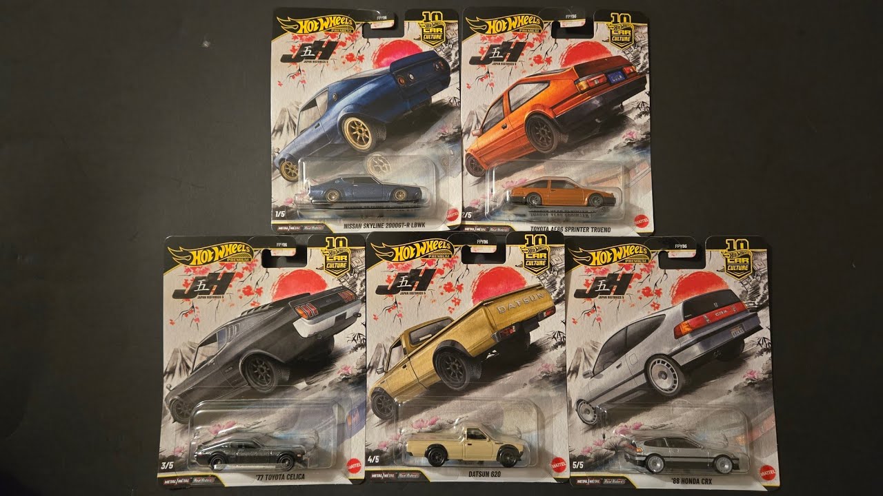 Opening Hot Wheels Japan Historics 5 - YouTube