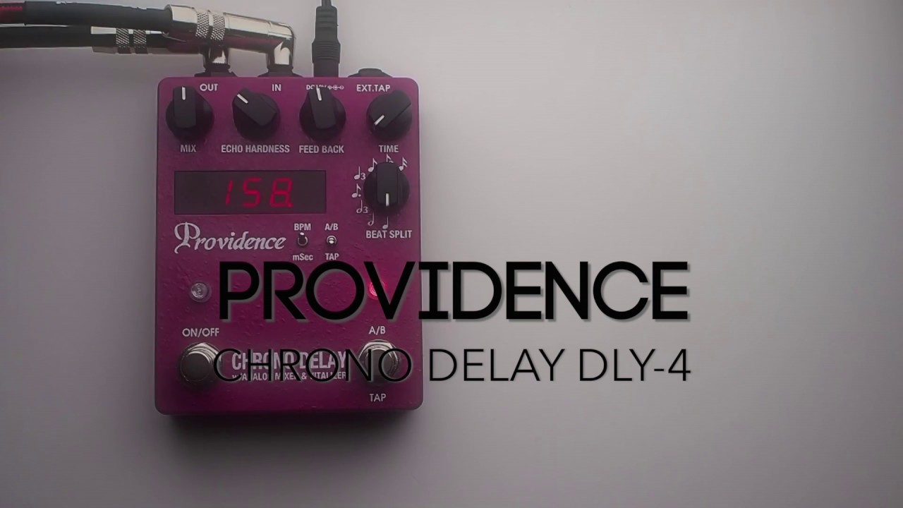 Providence Chrono Delay DLY-4 Guitar Effects Pedal Demo - YouTube