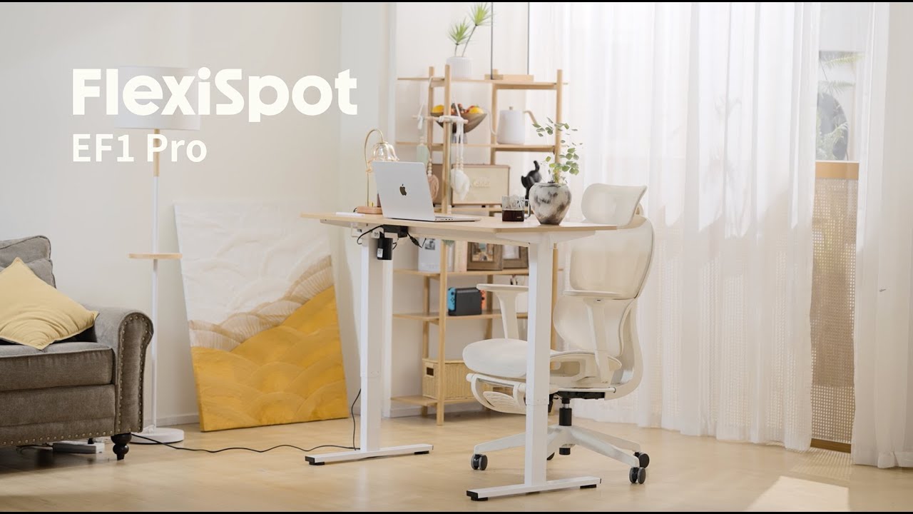 FlexiSpot】昇降デスクEF1 Proを使う「快適な1日」を密着公開！Long