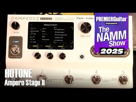 Hotone Ampero II Stage | NAMM 2025 - YouTube
