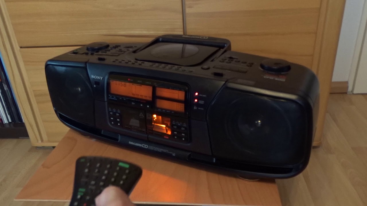 Sony CFD-900 DoDeCaHorn - Top of the line from 1989 - YouTube