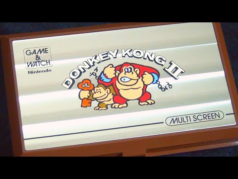 ゲームウォッチ】任天堂 ドンキーコング2 マルチスクリーン 電子