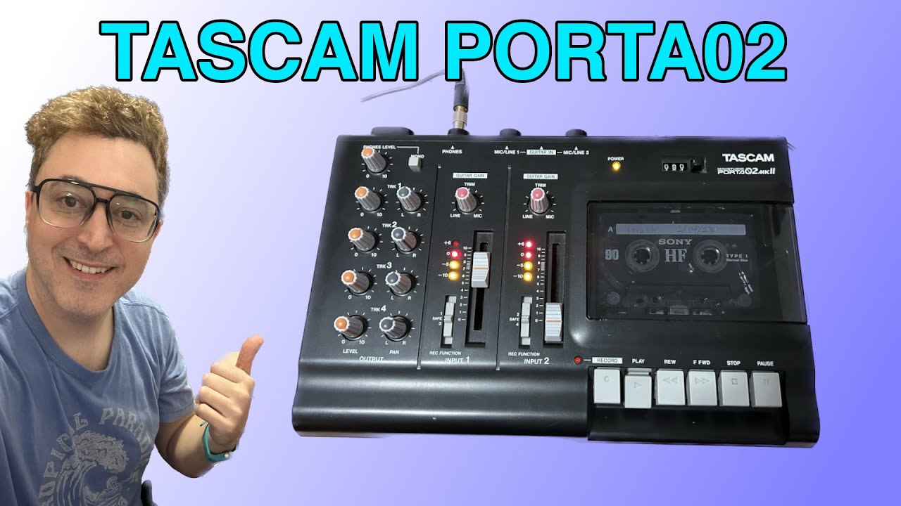 Tascam Ministudio Porta02 MKII in 2023 - Analog Cassette 4 Track