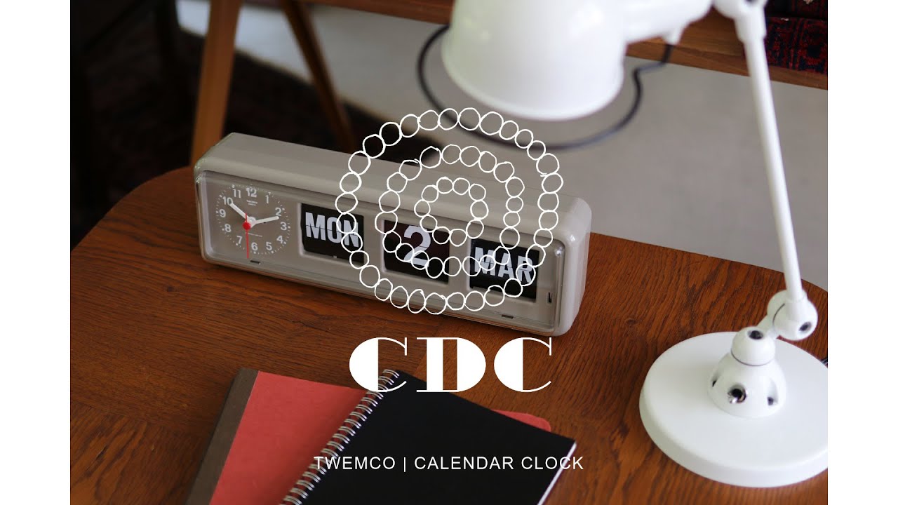 TWEMCO トゥエンコ｜カレンダークロック BQ-38 - YouTube