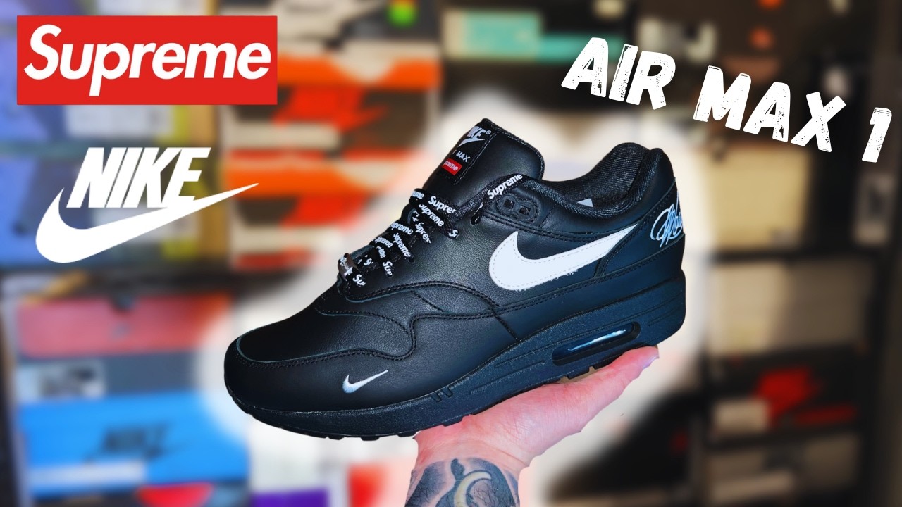 Nike Air Max 1 Supreme Review + On-Foot Look - YouTube