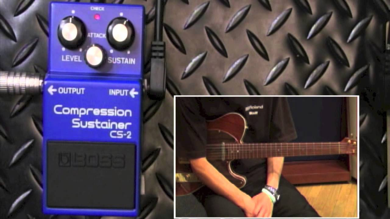 試奏動画】BOSS CS-2 Compression Sustainer【BOSS COMPACT PEDAL
