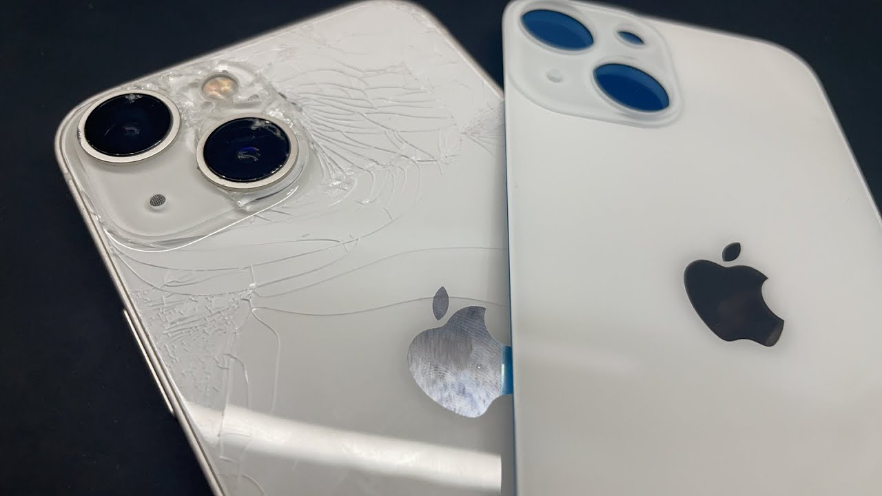 今日中になんとか💦最速🚀iPhone 13 mini 背面ガラス割れ バックパネル