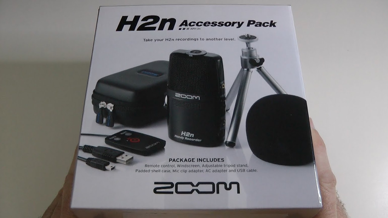 Zoom H2n Accessory Pack Unboxing - YouTube