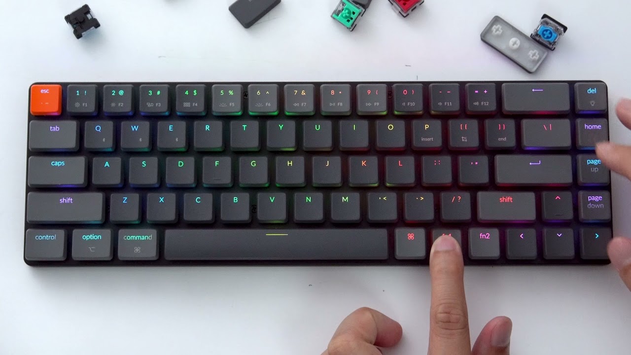 Keychron K7 ウルトラスリム ワイヤレス メカニカル キーボード（US