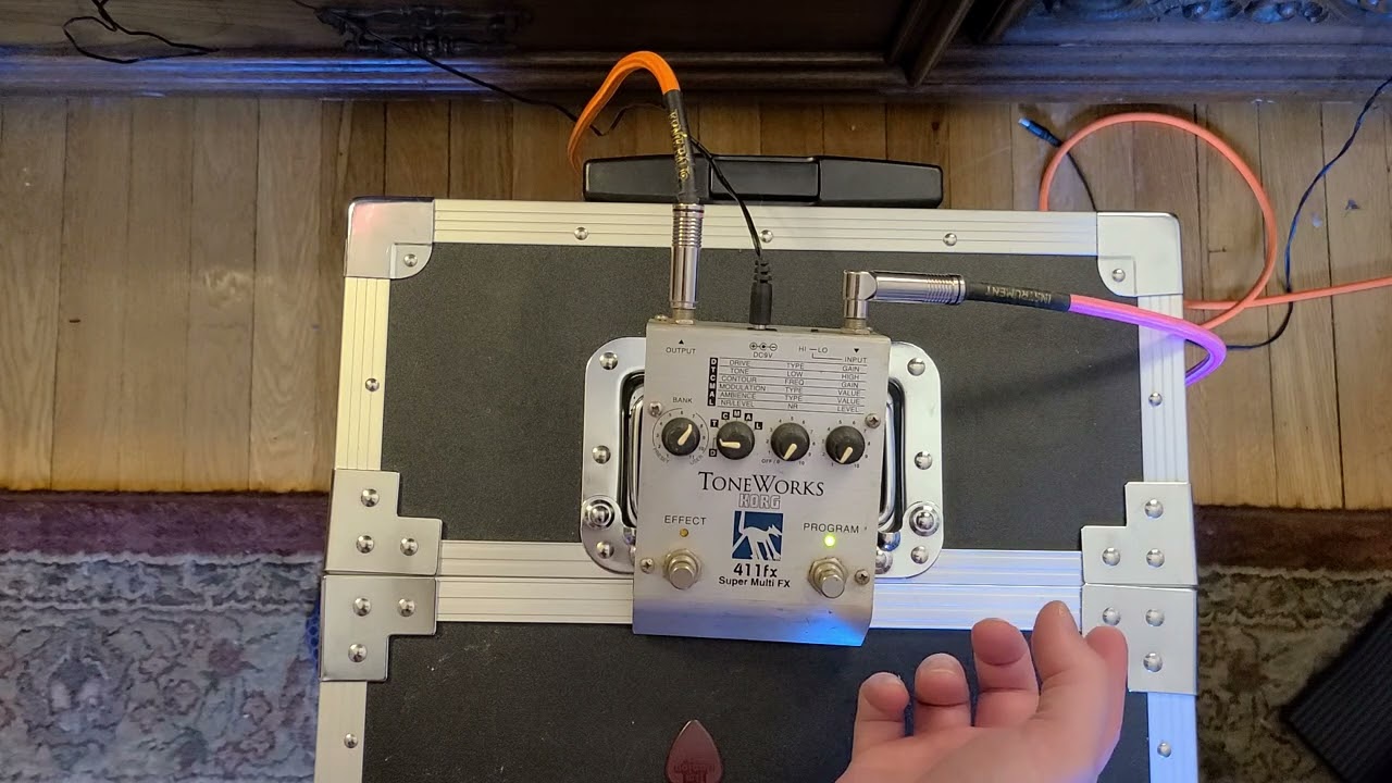korg 411fx super multi fx TEST VIDEO - YouTube