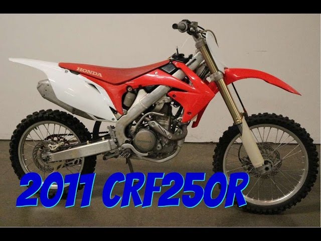 2011 Honda CRF250r Dirt Bike Walk Around: srkcycles.com - YouTube