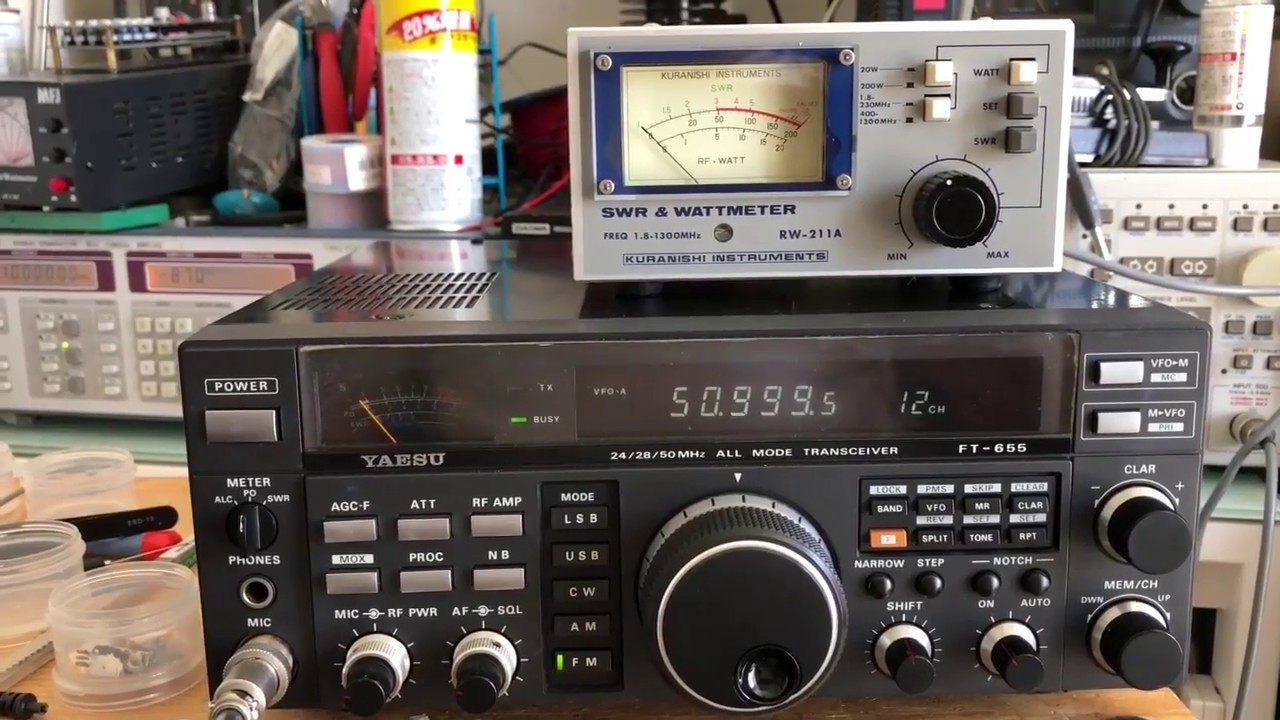 FT-655 出力しない 【2018/08/16】 - YouTube