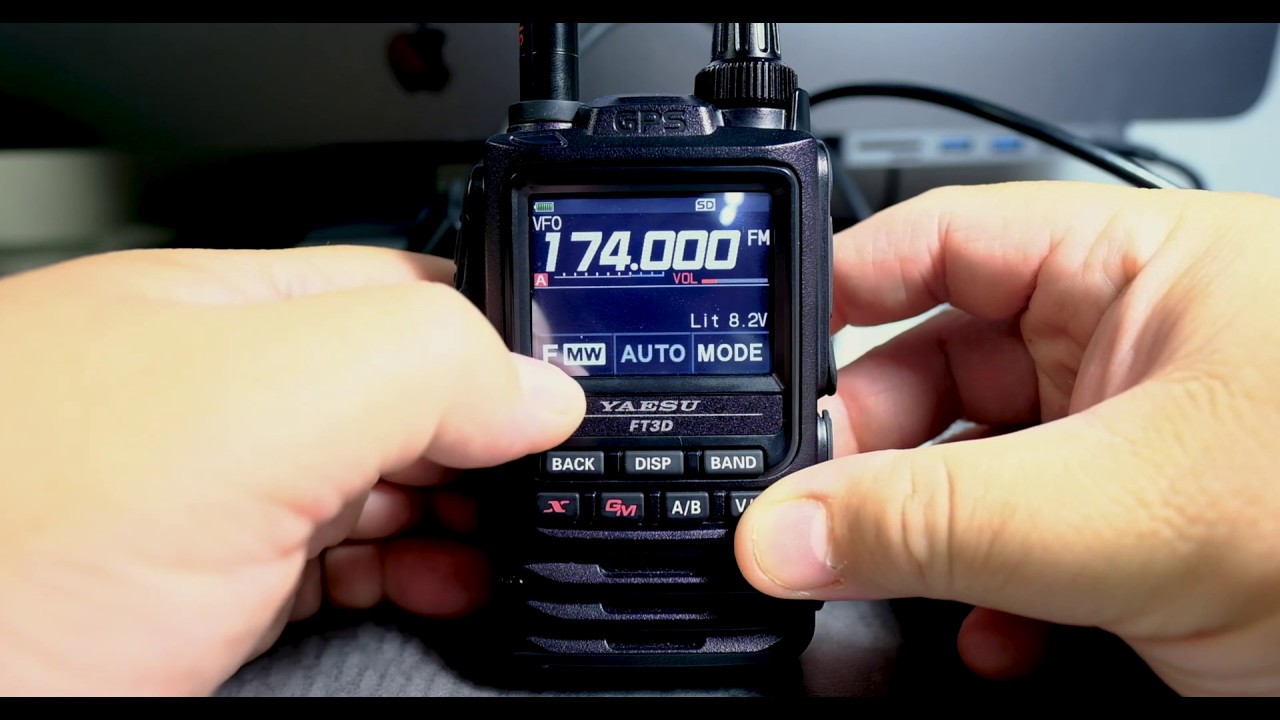 Yaesu FT3D WX Weather Channels - YouTube