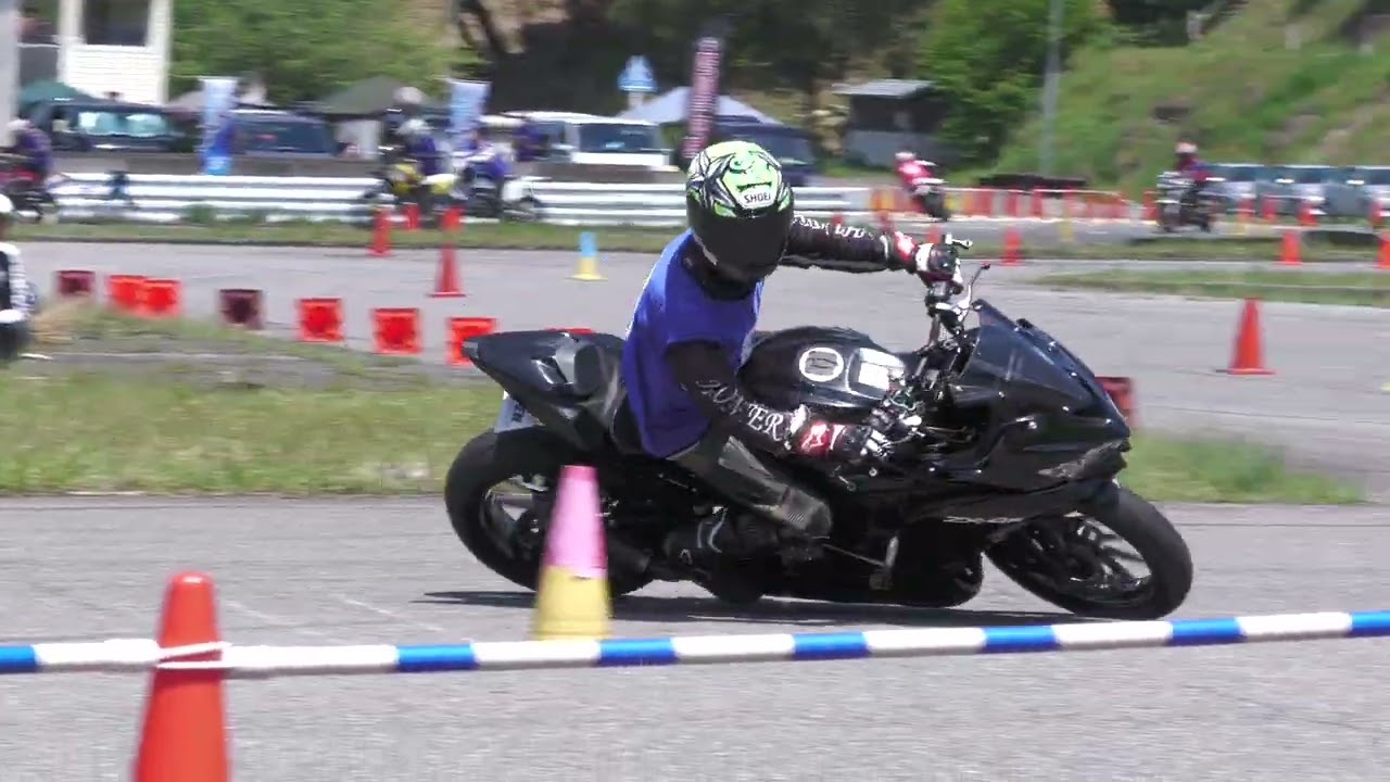 2024 中部モトジムカーナ大会 [B] H1 ZX-4R てくきか MotoGymkhana