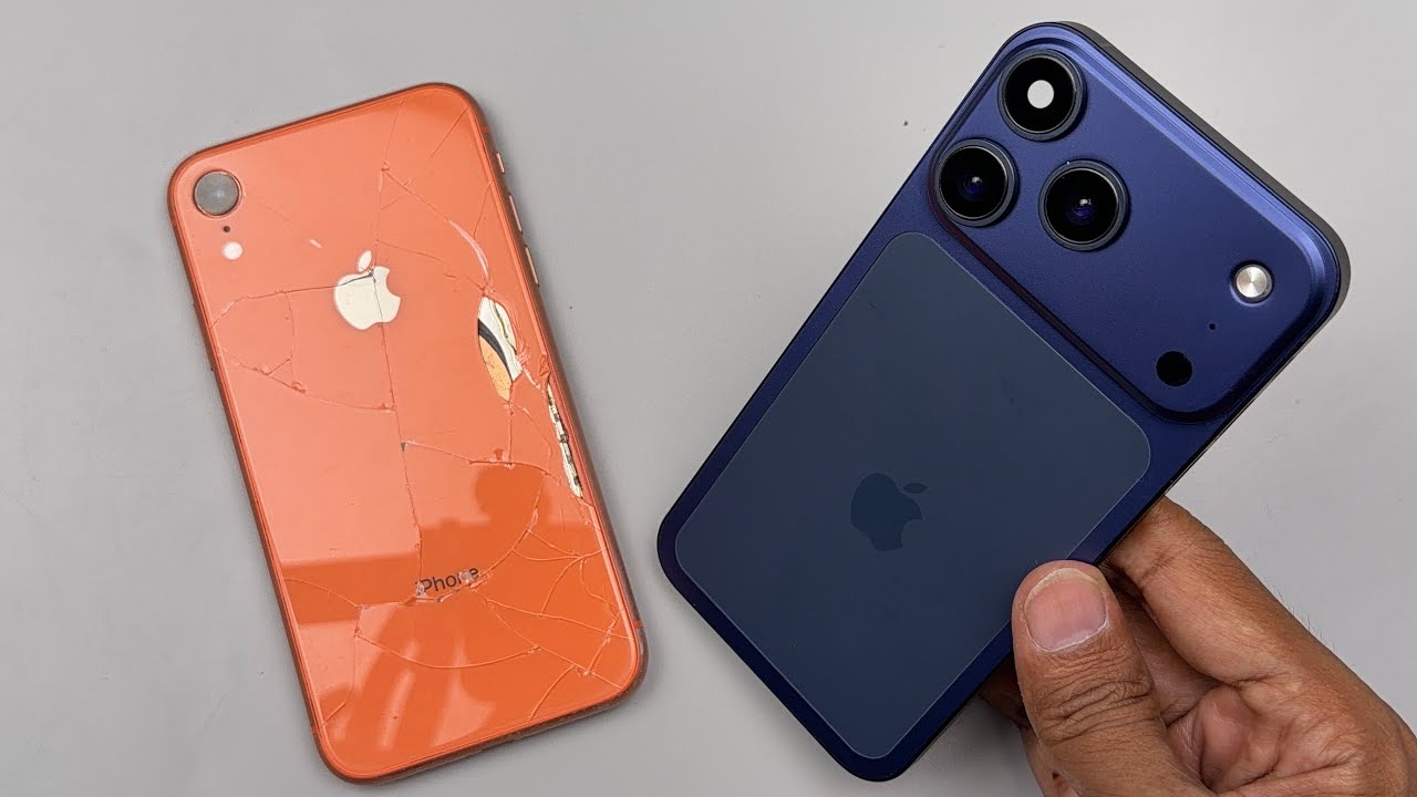 DIY iPhone XR Into iPhone 17 Pro - YouTube