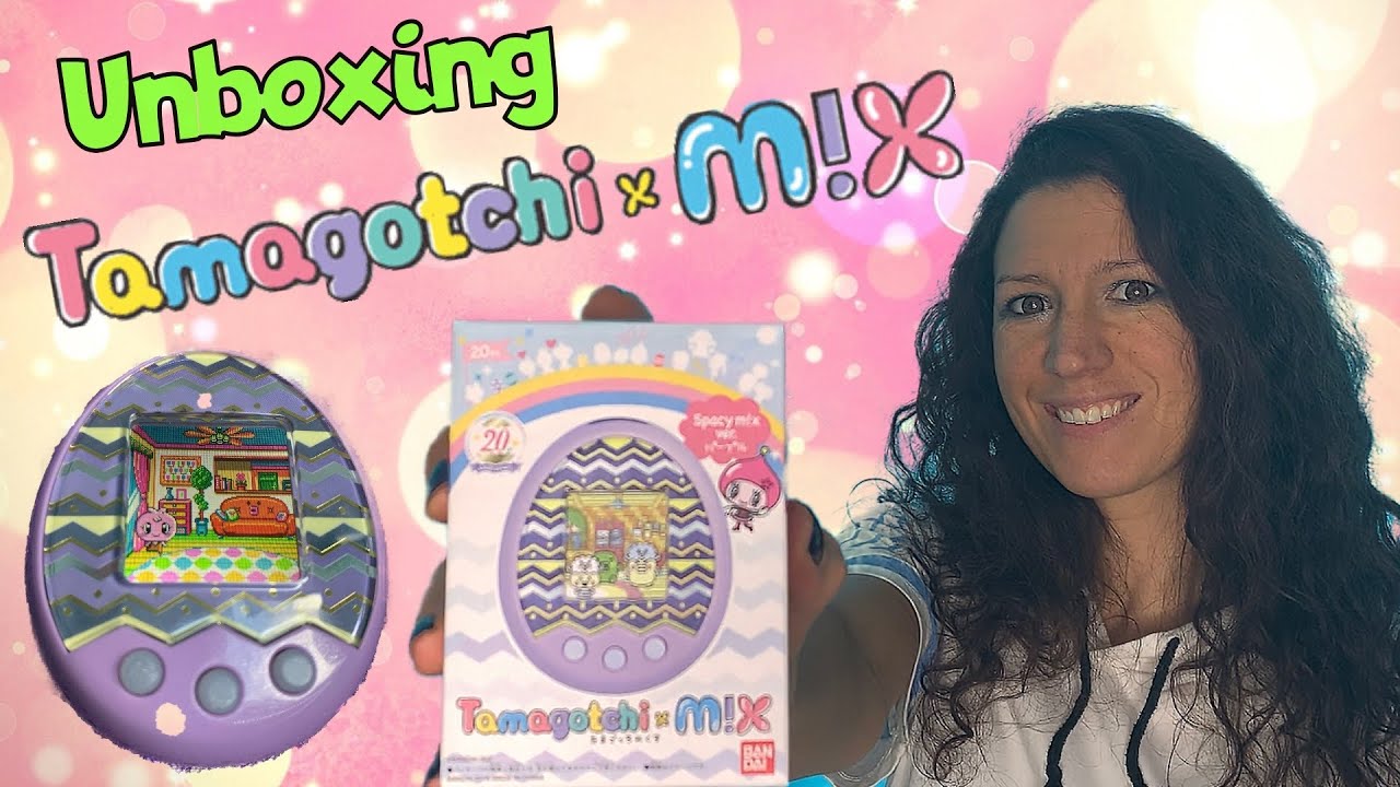 Tamagotchi x MIX Spacy version unboxing & testing out with
