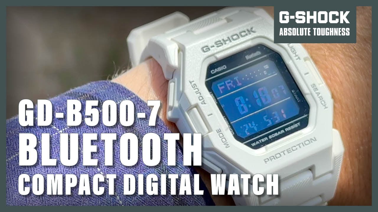 Unboxing The Casio G-Shock GD-B500-7 - YouTube