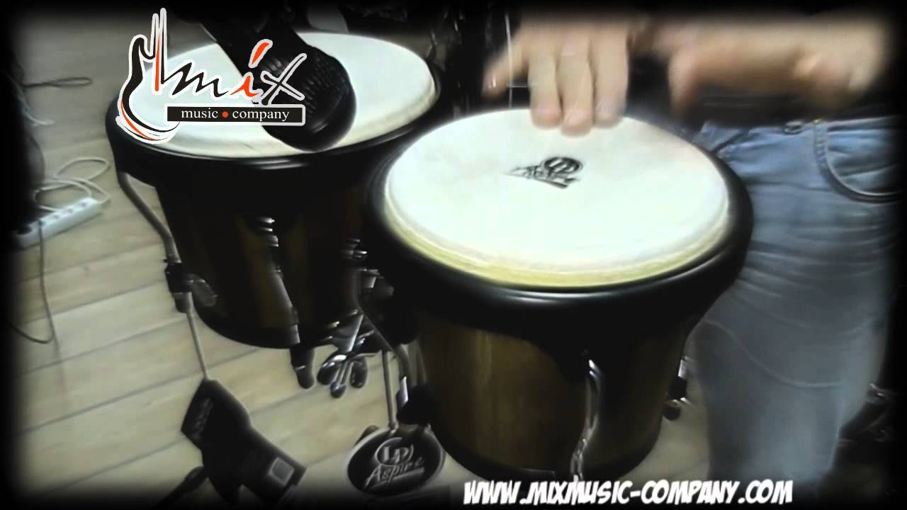 LP LPA601-SW ASPIRE JAMJUREE WOOD BONGOS - YouTube