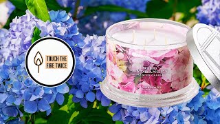 Wild Hydrangea Candle Review | HomeWorx by Slatkin & Co