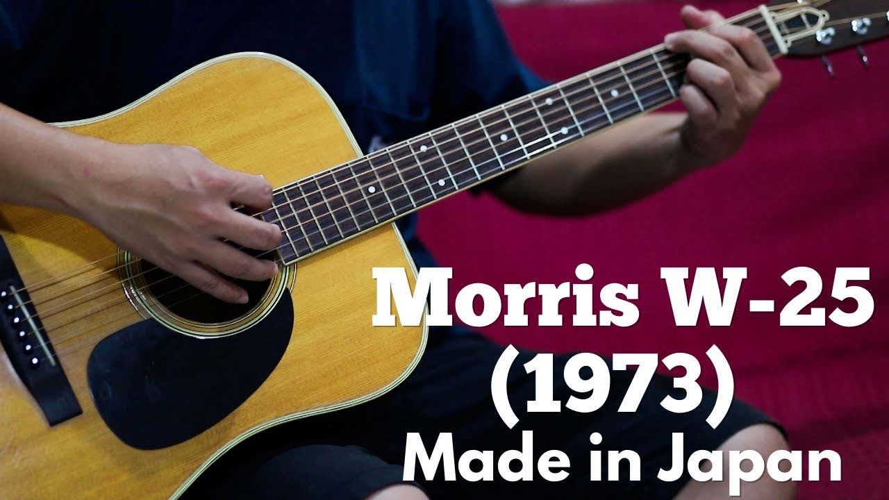 Morris W-25 Made in Japan (1973) Spruce Top, Brazilian Rosewood