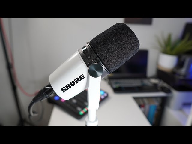 LIMITED EDITION - Shure MV7 White Noir [PODCAST MICROPHONE] - YouTube