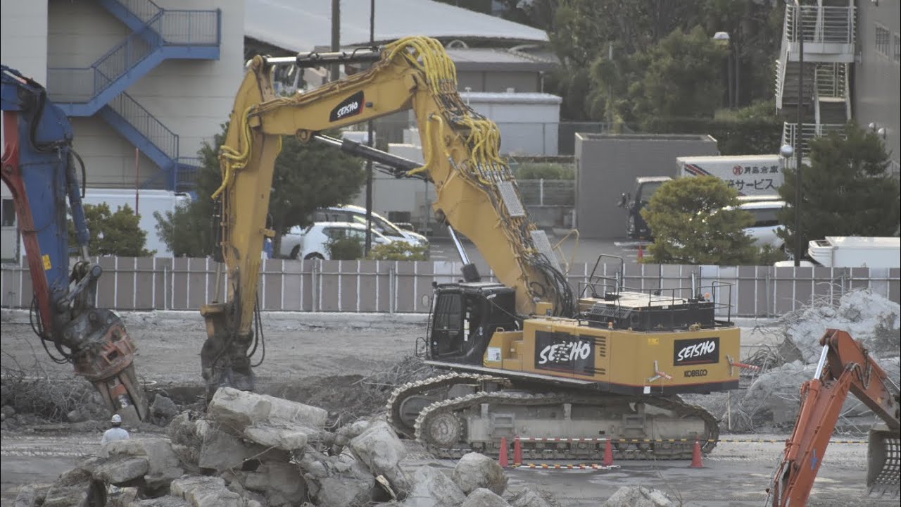コベルコ建機 SK1000DLC-9 セパレートブーム仕様 - YouTube