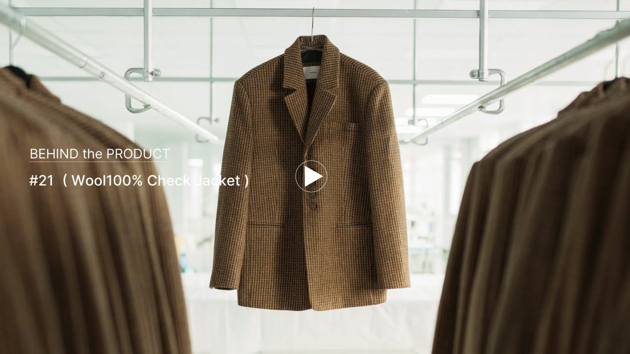 Product__TODAYFUL(Wool100% Check Jacket) - YouTube
