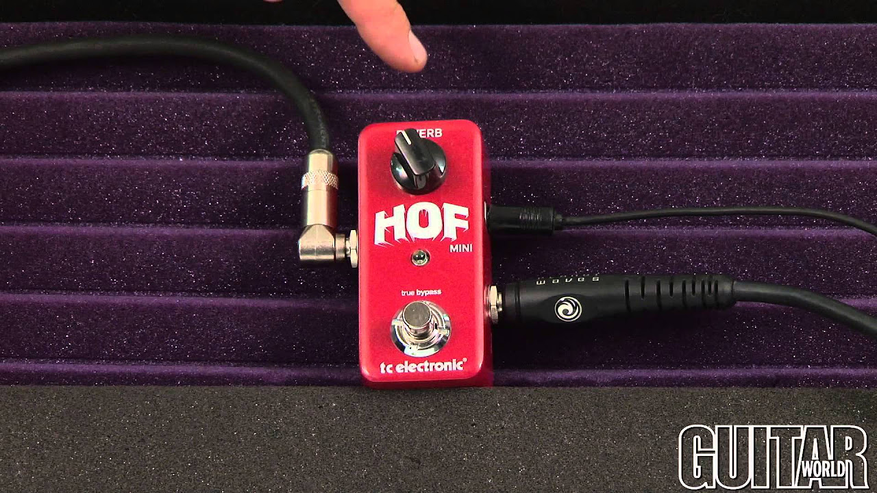 TC Electronic Hall of Fame Mini Reverb Pedal - YouTube