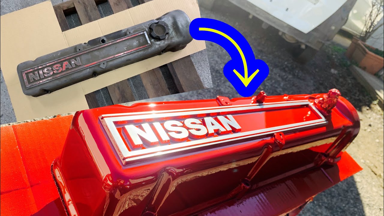 L型エンジンのヘッドカバーをビカビカに✨タペットカバー - YouTube