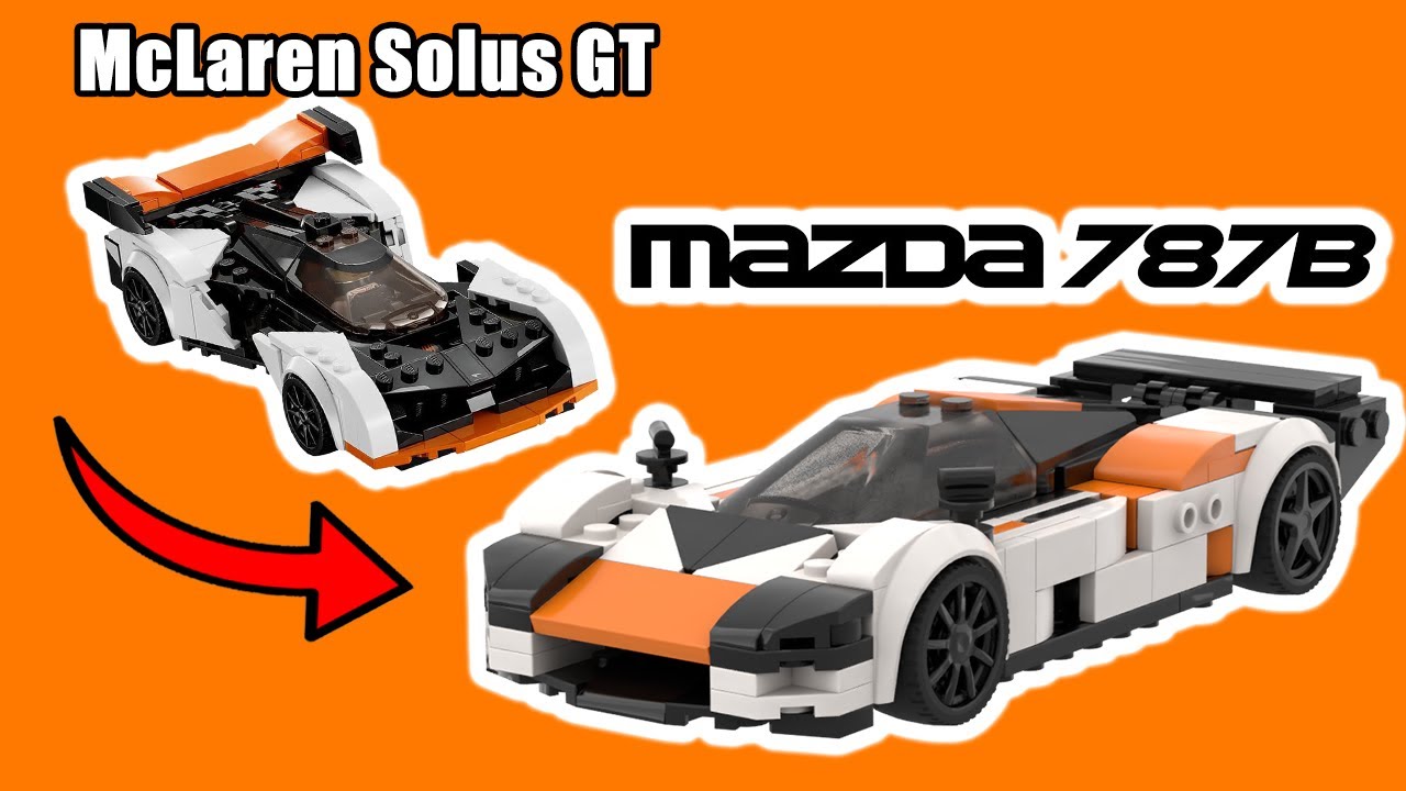 76918 Mazda 787B - Lego Speed Champions Alternative MOC Tutorial