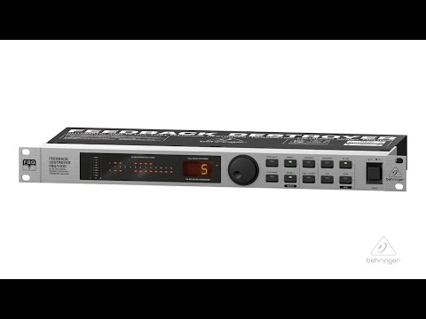 Behringer DSP 1100P Feedback Destroyer Pro - YouTube
